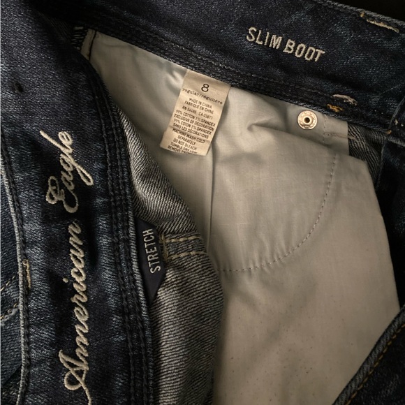 032 AMERICAN EAGLE Stretch Slim Boot Size 8 - Picture 3 of 9